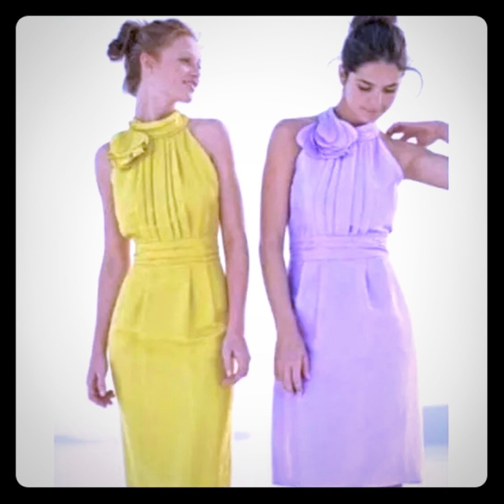 Vintage Slub Silk Penelope Dress Lilac WORN ONCE